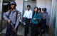 Four student activists and a supporter who staged a protest in Rangoon against police crackdown on student protestors who took to the streets against National Education Law in Letpadan last March come to trial at Kamayut Township Court in Rangoon on Jan. 28. Photo: Myo Min Soe/The Irrawaddy