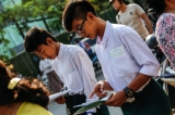 Like others across the country, high school students in Mandalay began their matriculation exams on Wednesday for the 2015-16 academic year, which starts on March 9.