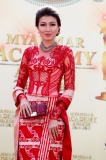 Moe Set Wine at the  Myanmar Academy Awards ceremony in Yangon, Myanmar, 03 April 2016. Photo - Pyay Kyaw / The Irrawaddy