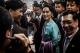 Myanmar Foreign Minister and State Counselor Aung San Suu Kyi greets the Burmese migrants workers after a meeting with Myanmar Community at Talay Thai Seafood Market in Mahachai in Bangkok, Thailand, June, 23, 2016. ( Photo - JPaing / The Irrawaddy )