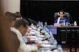 Burma’s State Counselor attended a meeting on renovating and upgrading the facilities of Rangoon University on Friday.Dec 23 , 2016 (Photos: Pyay Kyaw / The Irrawaddy)