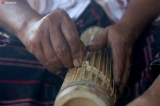 The art of crafting  instrument is now mainly sold as a souvenir item at makers’ homes in Kayah villages in Loikaw and Demoso townships.a “kaloe”—a traditional bamboo guitar made by ethnic Kayah—is disappearing and the (Photo-Thet Tun Naing/The Irrawaddy)
