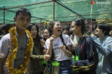 University of Yangon held their 3rd Thingyan festival in front of YU convocation all on February 4, 2019.  Photo - Htet Wai/ Irrawaddy