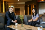 Mr. Martin Tiapa, the deputy minister of foreign affairs of the Czech Republic, hosted Irrawaddy Senior reporter Nyein Nyein during exclusive interview section on March 8, 2019 at Chartrium Hotel, Myanmar.  Photo - Kyaw Thura/ Irrawaddy