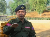 Arakan Army(AA) commander-in-chief, Tun Myat Naing, received Irrawaddy reporters at AA headquarter from Kachin State on April, 2019.  Photo - Nang Lwin Hnin Pwint/ Irrawaddy