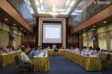 NRPC hosts a meeting concern with Humanitarian Assistance for Rakhine state on June 22, 2019.  Photo - Htet Wai/ Irrawaddy