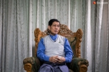 USDP head office and a Lower House USDP lawmaker U Thaung Aye are seen on December 12, 2019.  Photo - Htet Wai/ Irrawaddy
